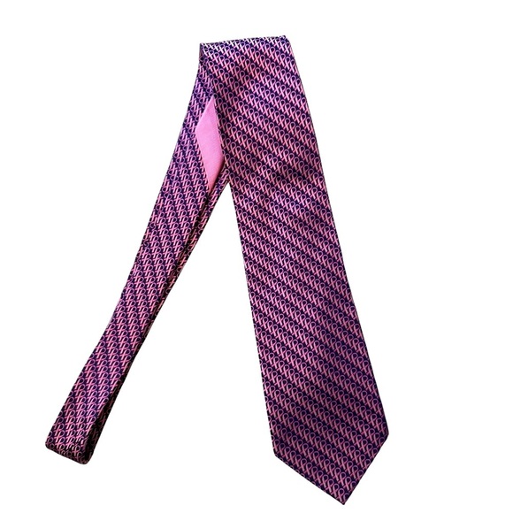 Diane Katzman “Real Men Wear Pink” Breast Cancer Awareness Silk Tie - Picture 1 of 4